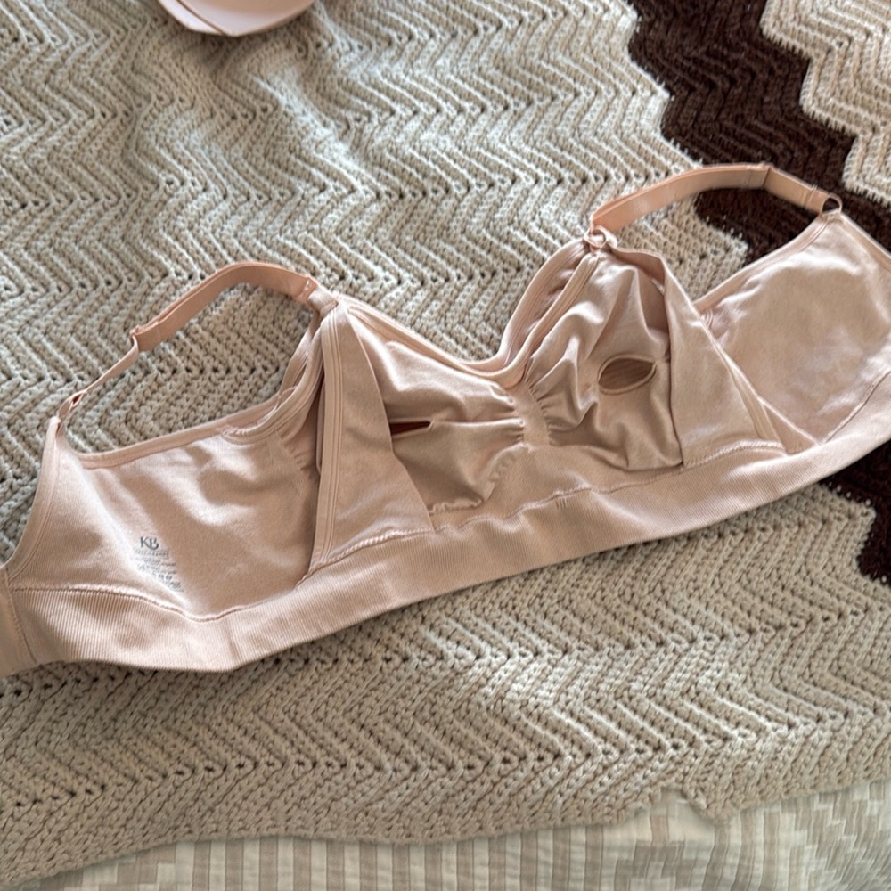 Kindred Bravely Pink Pumping and Nursing Bra size large - Picture 4 of 4